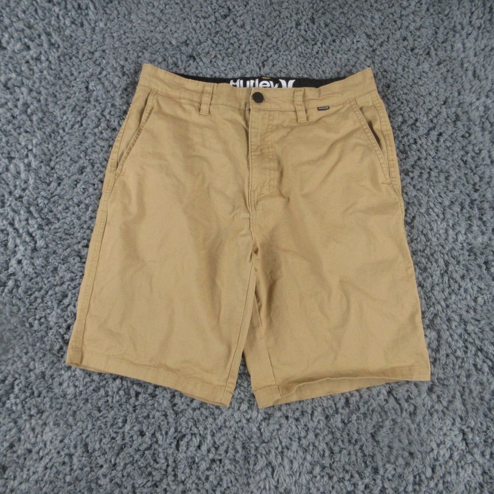 Hurley Shorts Mens 32 Tan Beige Brown Chino 32x9*